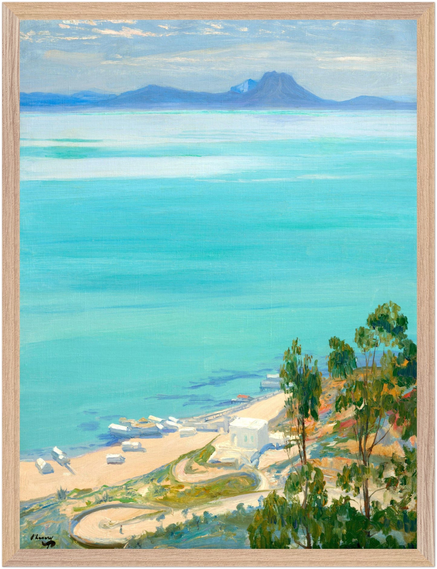The Bay of Tunis, Morning (1919) – Sir John Lavery Art Print – view 52 | Buy Irish Art