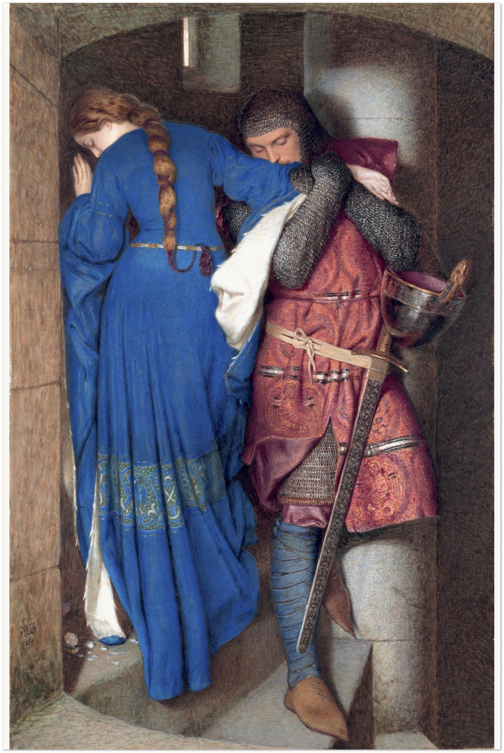 The Meeting on the Turret Stairs | Irish Art Print – view 18 | Buy Irish Art