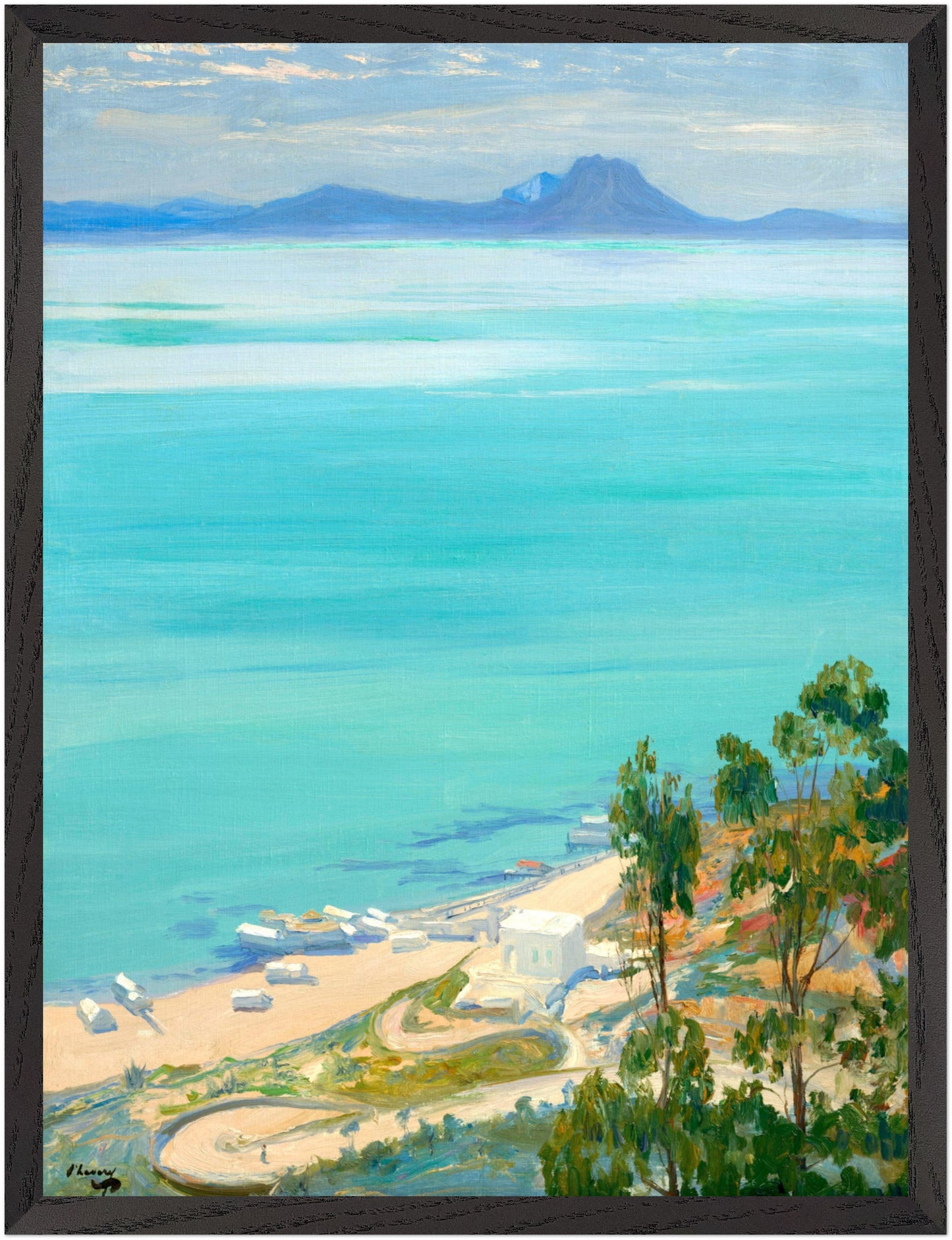 The Bay of Tunis, Morning (1919) – Sir John Lavery Art Print – view 53 | Buy Irish Art