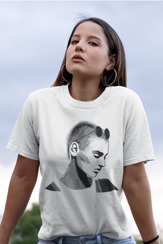 Sinead O'Connor Vintage-Inspired T-Shirt, Retro Music Tee celebrating the Irish singer and protest icon. Timeless artistry captured in this unisex tee, available in various sizes for fans.