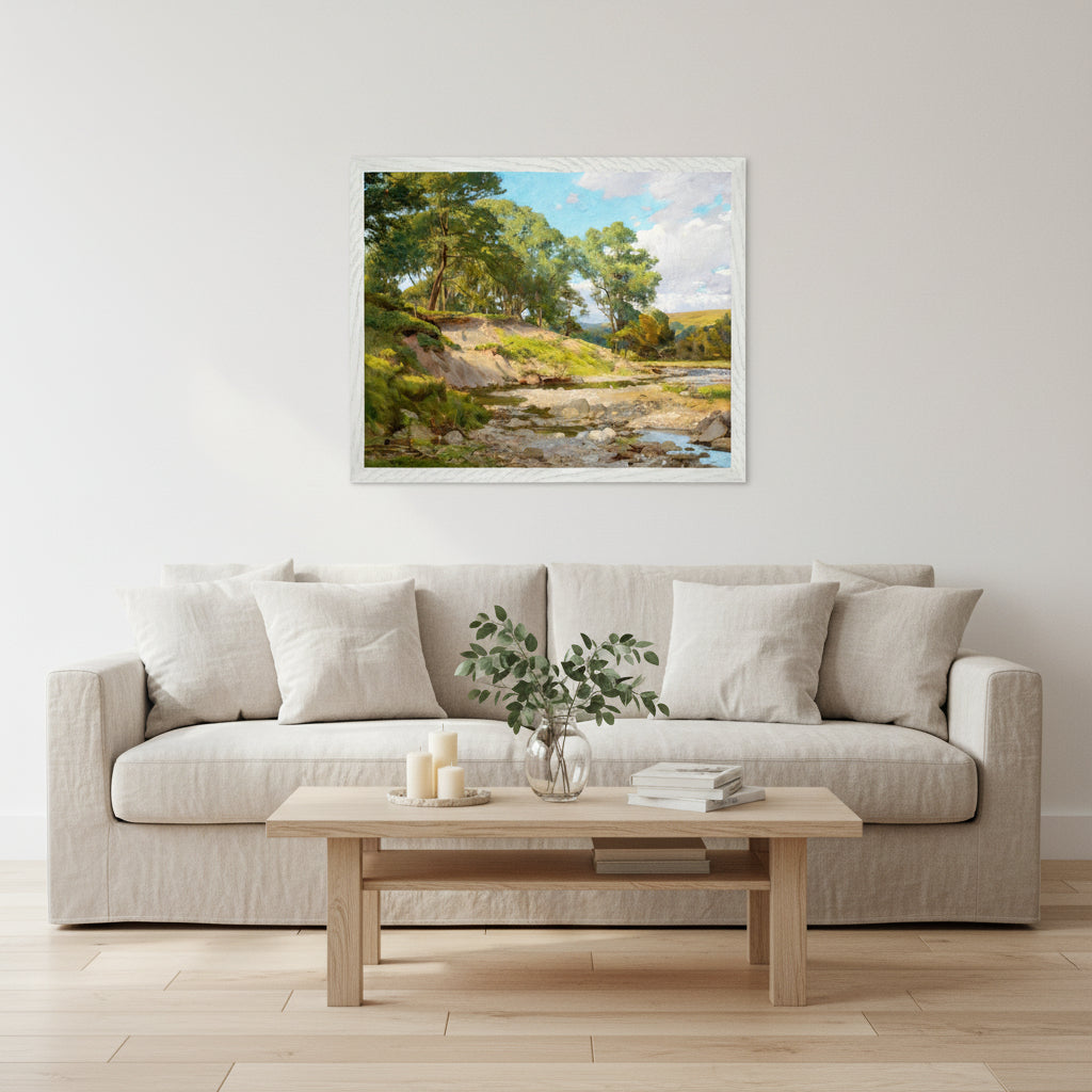 The Deer Park, Powerscourt – Dermod O’Brien Landscape Print 40x50 cm / 16x20″ – detail view | Buy Irish Art