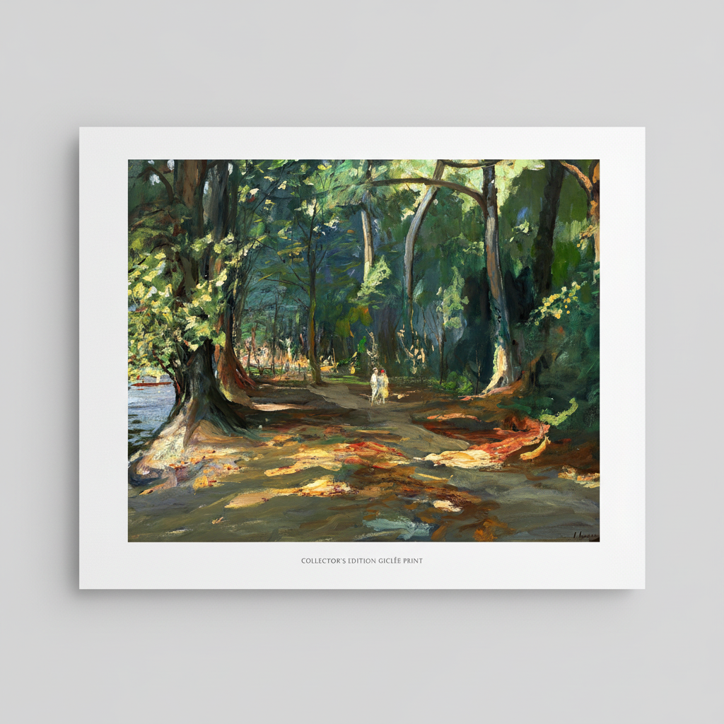 The Path by the River by John Lavery Collector's Print 40x50 cm / 16x20″ – view 12 | Buy Irish Art