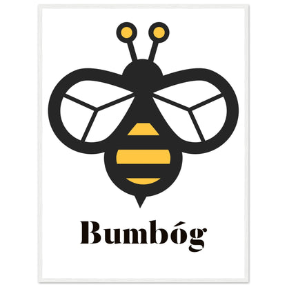 Bumbóg - Bumblebee Framed Art Print – view 6 | Buy Irish Art