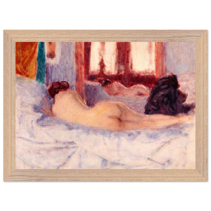 A Reclining Nude before a Mirror by Irish Artist Roderic O'Conor Framed Art Print – view 11 | Buy Irish Art