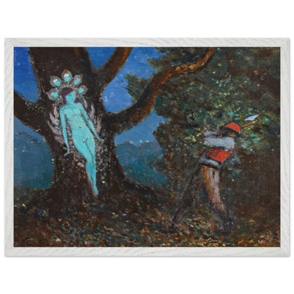 The Woodchopper and The Tree Spirit by George Russell (Æ) Art Print (view 14)