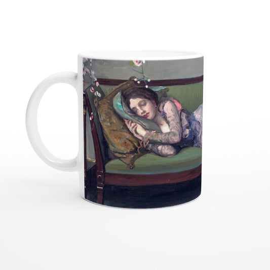 The Green Sofa Mug by Sir John Lavery – Irish gift ceramic mug | Buy Irish Art