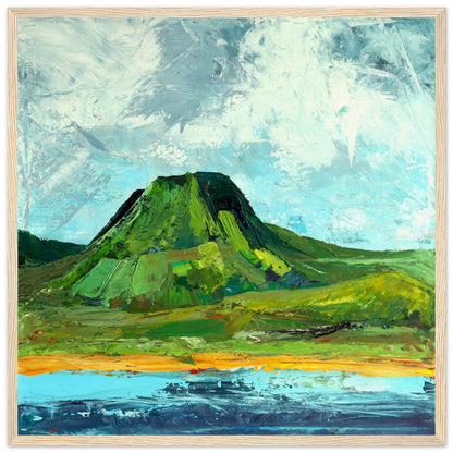 Lurig Mountain & Cushendall Beach Art Print by Ó Maoláin – view 9 | Buy Irish Art