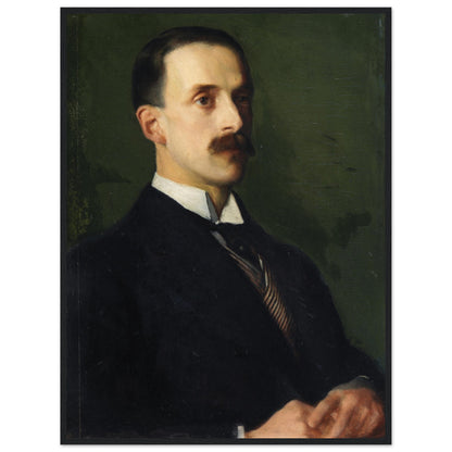 Portrait of Sir Hugh Lane (1865-1915), Director of the National Gallery of Ireland 1914-1915 by Sarah Cecilia Harrison Framed Print – room setting display | Buy Irish Art