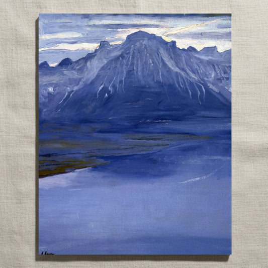 Twilight, Lake Geneva – John Lavery 40×50 cm Print – size comparison view | Buy Irish Art