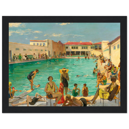 Winter in Florida by John Lavery Art Print – detail view | Buy Irish Art