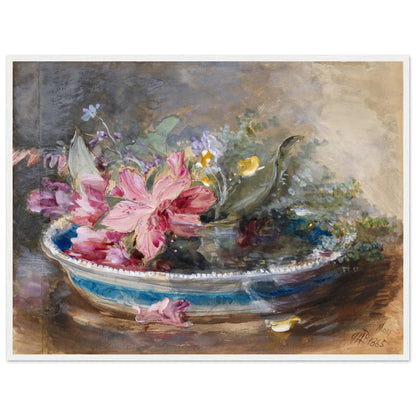 Flowers in a Bowl by James Holland (1865) Framed Print – view 8 | Buy Irish Art