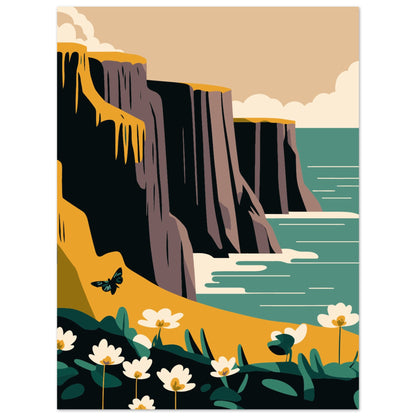 Cliffs of Moher County Clare Art Print – room setting display | Buy Irish Art
