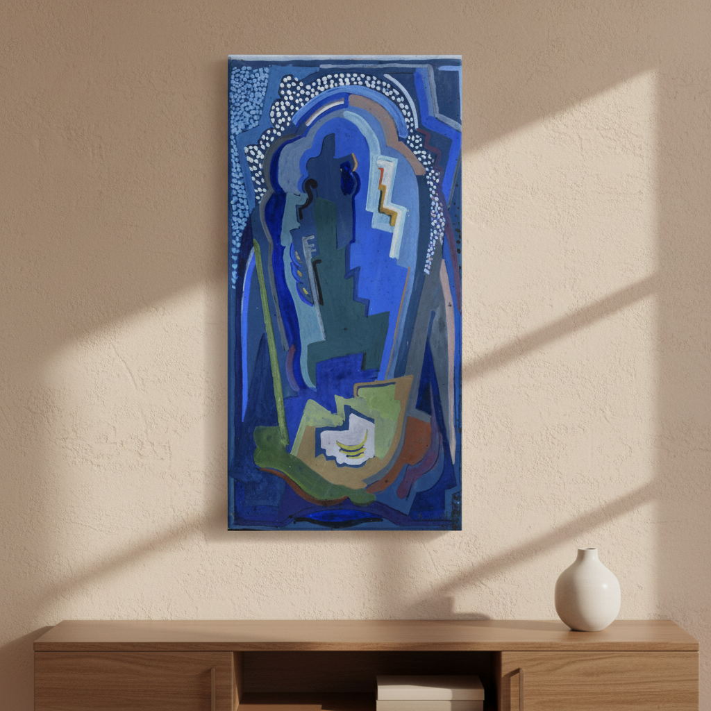 Abstract (1930) by Mainie Jellett – canvas print gallery view | Buy Irish Art