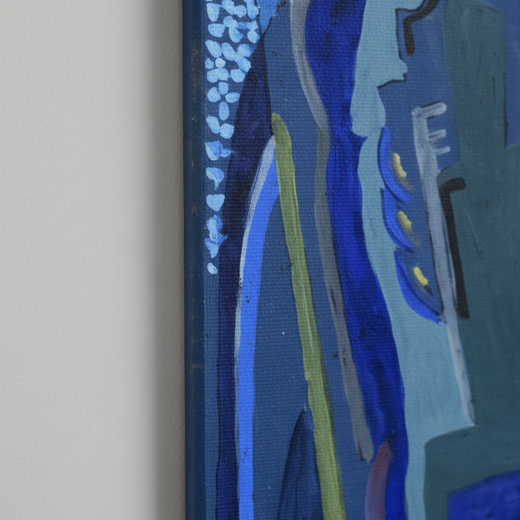 Abstract (1930) by Mainie Jellett – canvas print wall art view | Buy Irish Art