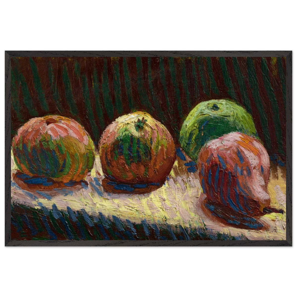 Apples and Pear by Roderic O'Conor art print, frame detail