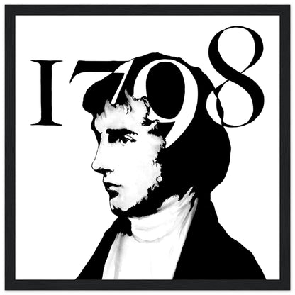 Henry Joy McCracken Framed Art Print by Irish Artist – Irish wall art print | Buy Irish Art