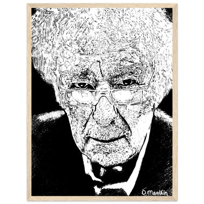 Seamus Heaney Framed Art Print by Irish Artist – view 8 | Buy Irish Art