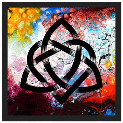 Abstract Celtic Design – Contemporary Irish Knotwork Framed Print – view 8 | Buy Irish Art