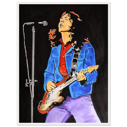 Rory Gallagher Framed Art Print – Irish Rock Legend Wall Art – view 12 | Buy Irish Art