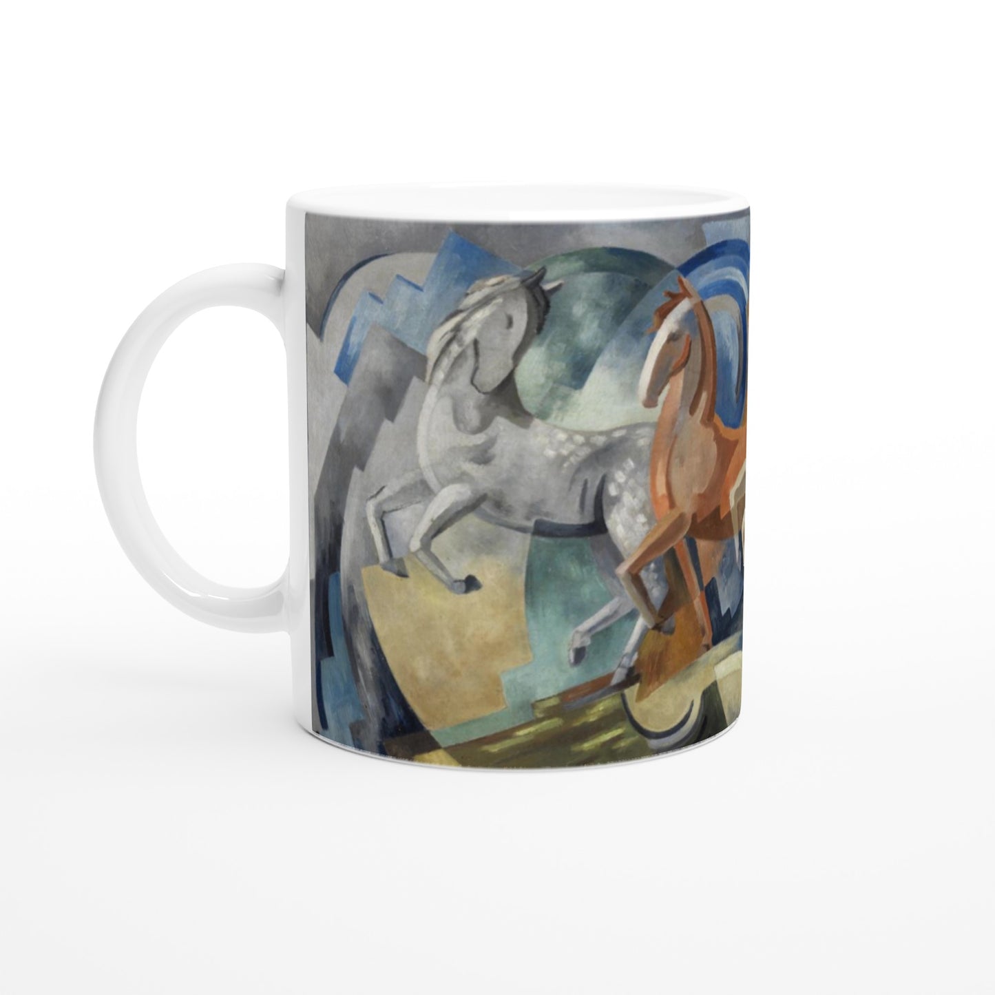 Achill Horses Ceramic Mug – Irish Art by Mainie Jellett – Irish gift ceramic mug | Buy Irish Art