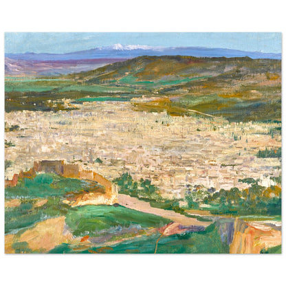 A View of Fez by John Lavery Art Print 40x50 cm / 16x20″ – Irish wall art print | Buy Irish Art
