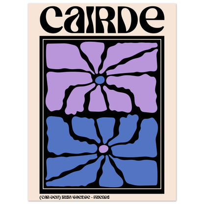 Cairde  - Friends Irish Art Print – detail view | Buy Irish Art