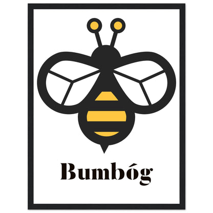Bumbóg - Bumblebee Framed Art Print – view 8 | Buy Irish Art