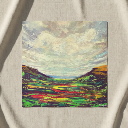 Glenariff – Queen of the Glens | Ó Maoláin | Irish Art Print — in a room setting