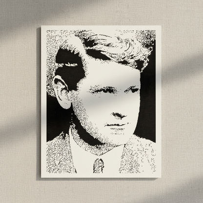 Michael Collins Art Print by Ó Maoláin — in a room setting