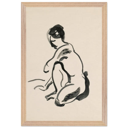 A Crouched Female Nude — Mainie Jellett | Irish Art Print – view 8 | Buy Irish Art