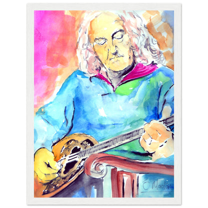 Alec Finn Bouzouki  De Dannan Art Print by Ó Maoláin – view 8 | Buy Irish Art