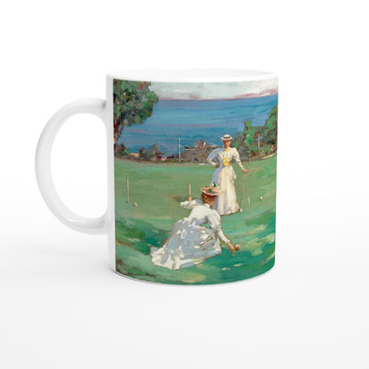 The Croquet Party Mug by Sir John Lavery – Irish gift ceramic mug | Buy Irish Art