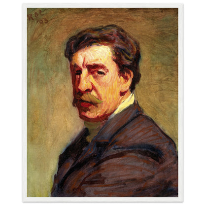 Self-Portrait Roderic O'Conor (1903) Art Print 40x50 cm / 16x20″ – room setting display | Buy Irish Art