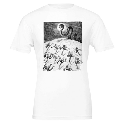 Saint Patrick’s Wild Chase – Vintage Leprechaun Escape T-Shirt – Irish art wearable gift | Buy Irish Art