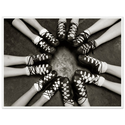 Irish Dancing Shoes Black & White Photographic Framed Wall Art Print – view 7 | Buy Irish Art