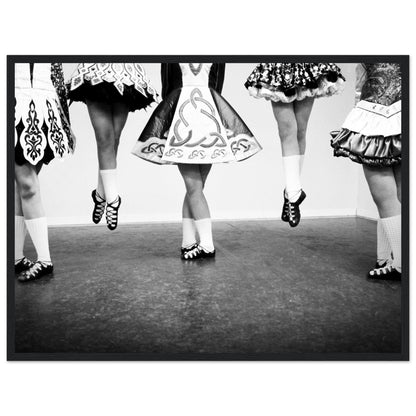 Irish Dancing Black & White Photographic Framed Wall Art Print – view 9 | Buy Irish Art