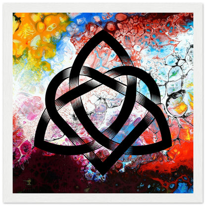 Abstract Celtic Design – Contemporary Irish Knotwork Framed Print – view 7 | Buy Irish Art