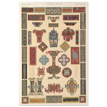 Celtic No.2 by Owen Jones – Exquisite Reproduction Print – Irish wall art print | Buy Irish Art