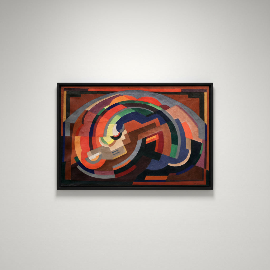 Mainie Jellett Composition (c.1935) – Premium Irish Art Print – size comparison view | Buy Irish Art