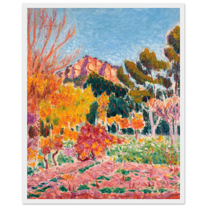 Landscape Cassis by Irish Artist Roderic O'Conor Art Print 40×50 cm / 16×20″ – view 7 | Buy Irish Art