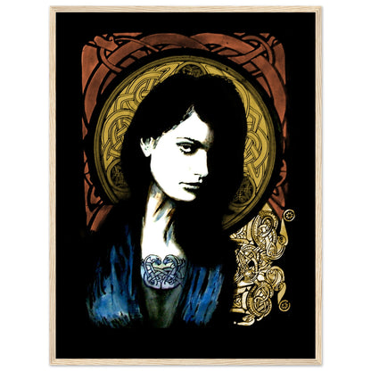 Celtic Goddess Framed Art Print – Irish wall art print | Buy Irish Art