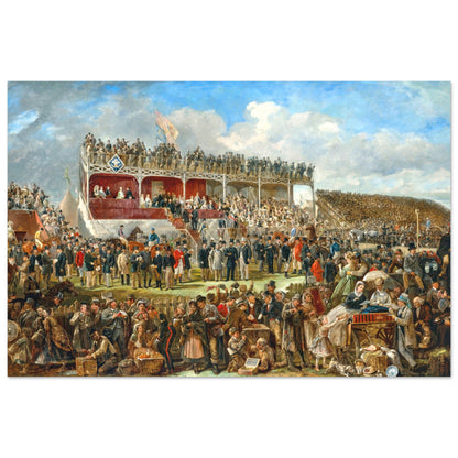 Punchestown Races, by Irish Artist John Fergus O'Hea Art Print – Irish wall art print | Buy Irish Art
