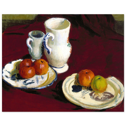 Apples and Breton Pots by Roderic O'Conor Print 40x50 cm / 16x20″ – size comparison view | Buy Irish Art