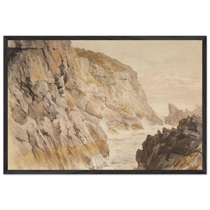 Cliffs at Howth – Frederic William Burton Collector’s Edition Print – view 7 | Buy Irish Art