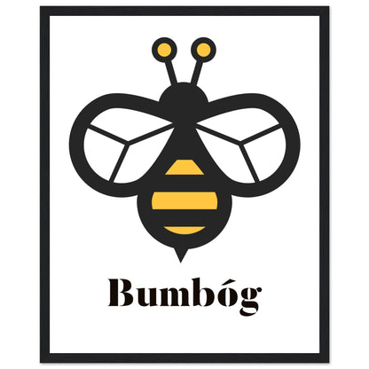 Bumbóg - Bumblebee Framed Art Print – view 10 | Buy Irish Art