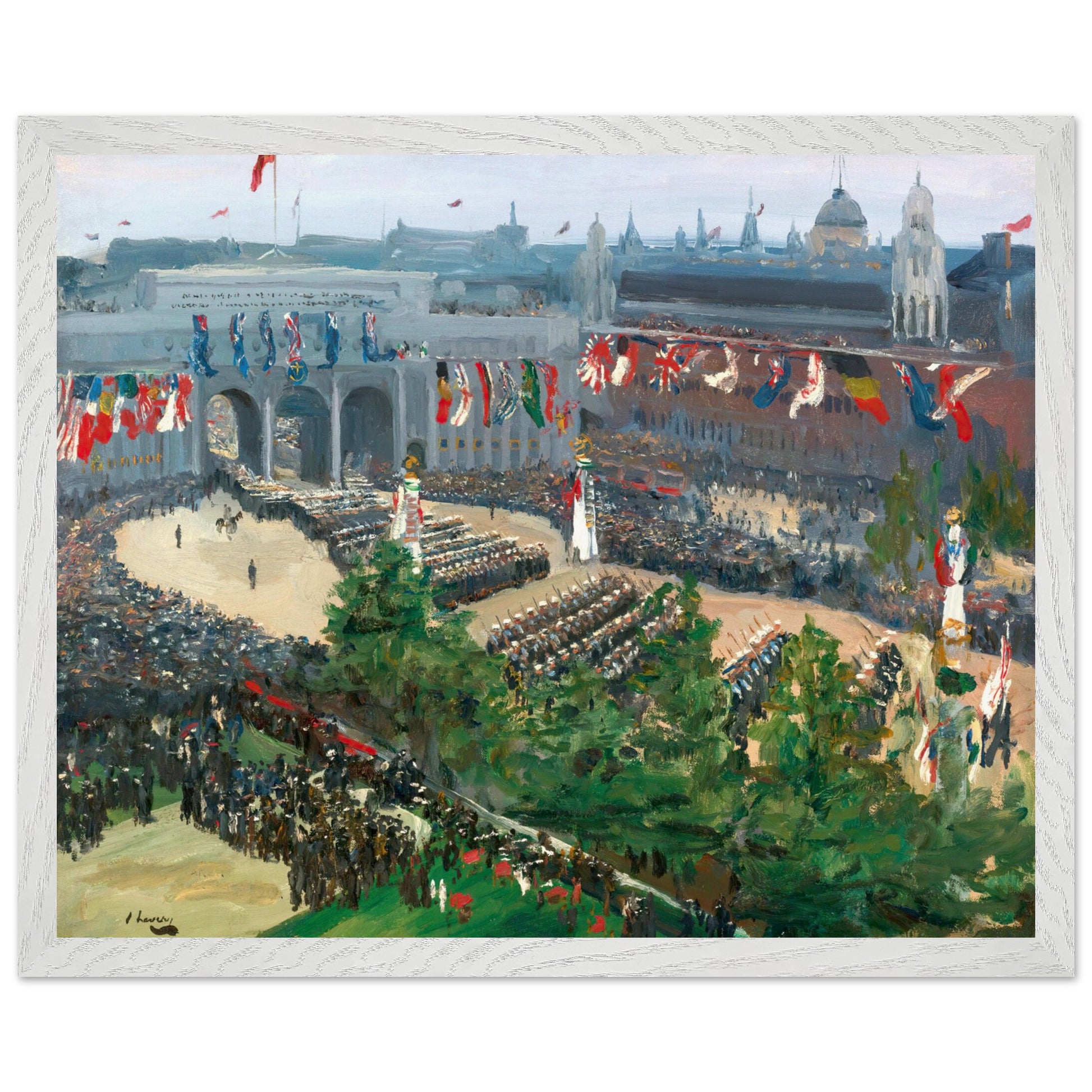Admiralty Arch Victory Parade (1919) John Lavery Print 40x50 cm / 16x20″ – view 12 | Buy Irish Art