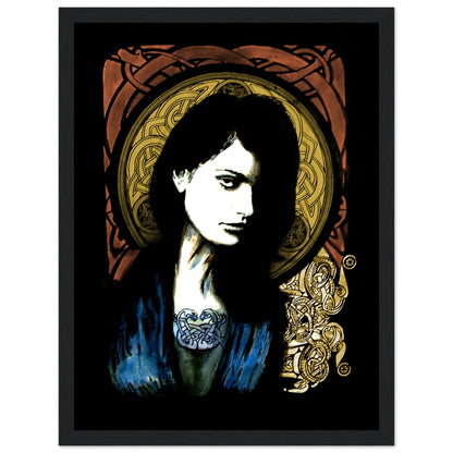 Celtic Goddess Framed Art Print – view 7 | Buy Irish Art