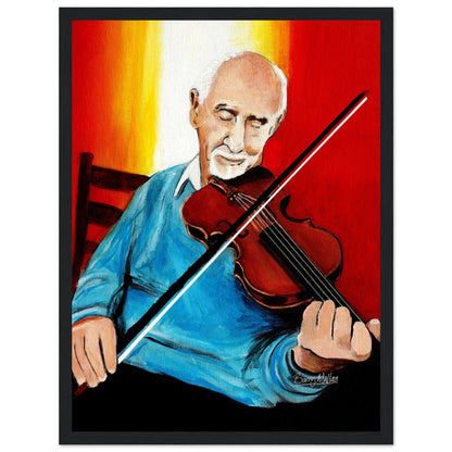 Polkas in the Parlour - Johnny Joe's Cushendall Framed Wall Art Print – Irish wall art print | Buy Irish Art