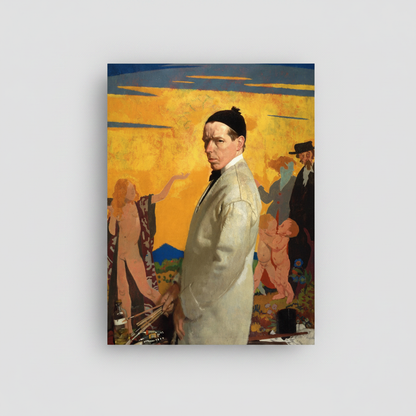 William Orpen Sowing New Seed unframed print on a light grey background