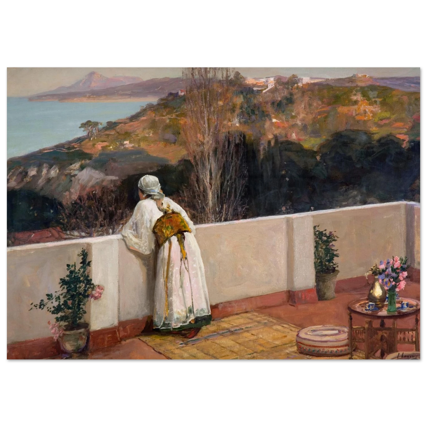 Evening, Tangier,  By Irish Artist Sir John Lavery Art Print – view 8 | Buy Irish Art